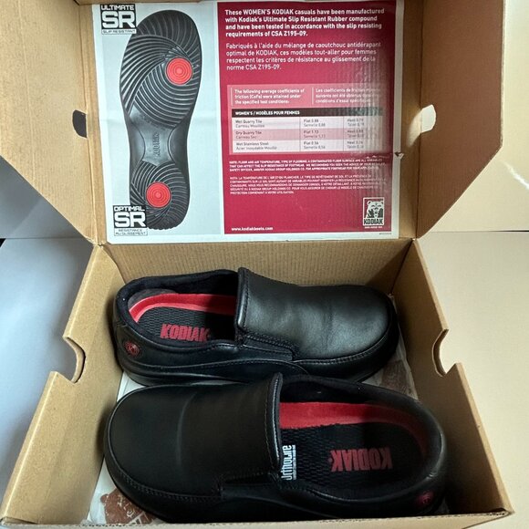 Kodiak Steel Toes Ortholite Loafers, Size 7 - Picture 9 of 10